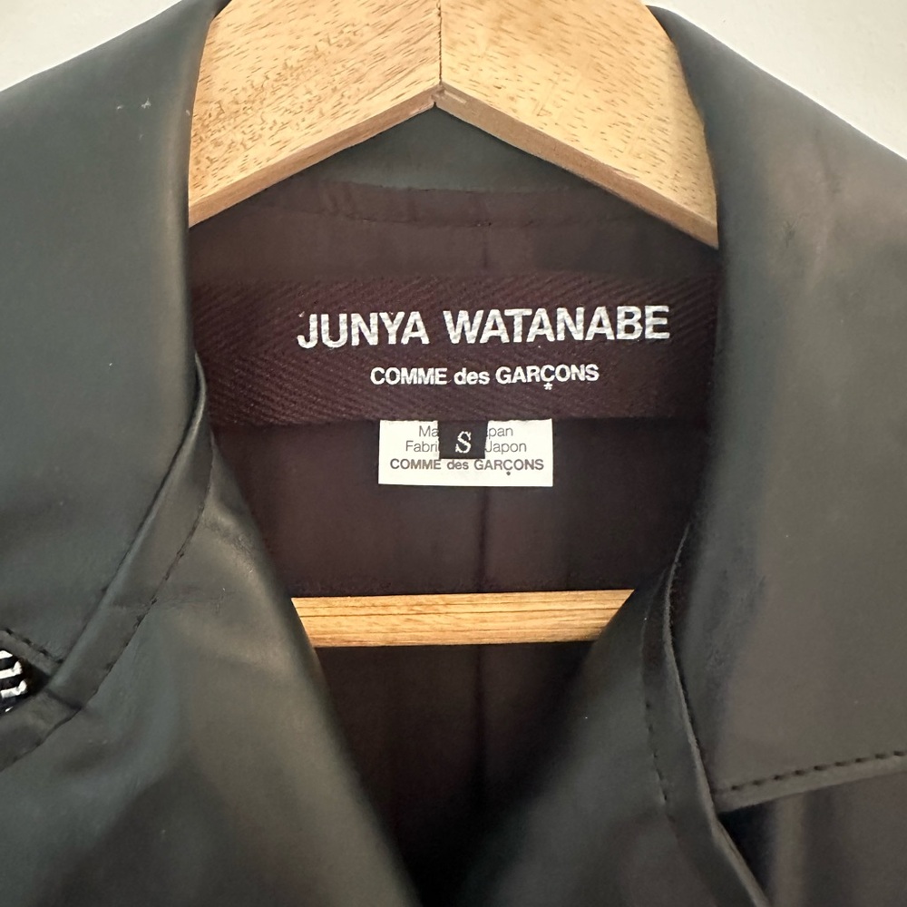 Junya Wantanabe comme De GARÇONS faux Leather Coat - Picture 7 of 7
